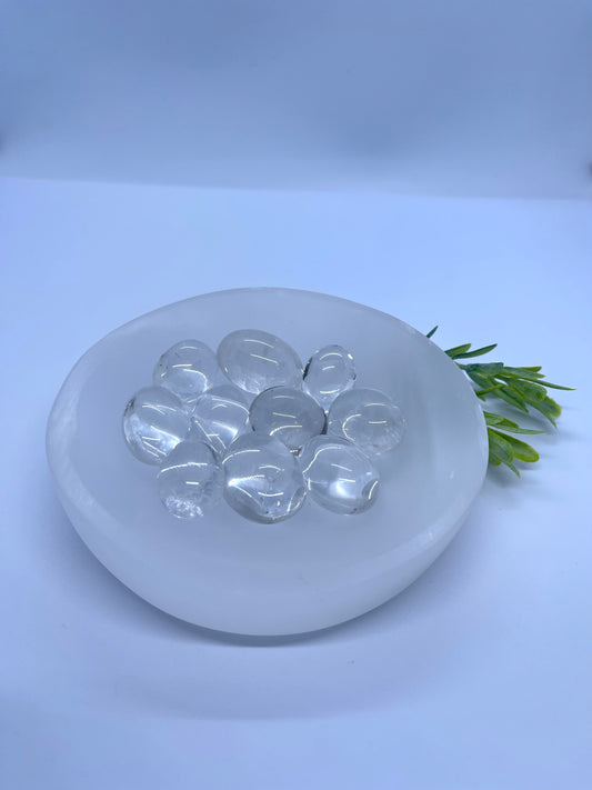 Clear Quartz Tumbles