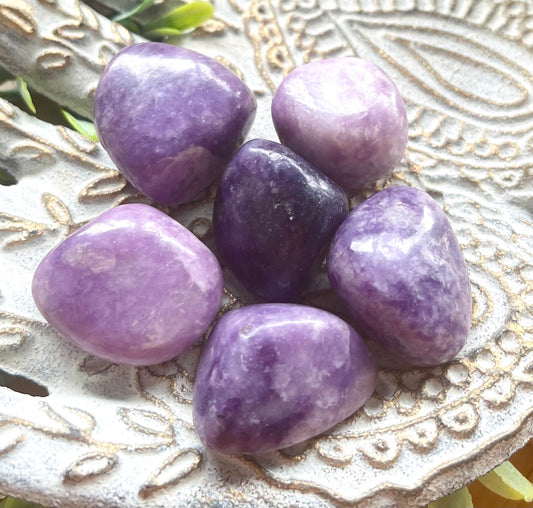 Lepidolite Tumbles