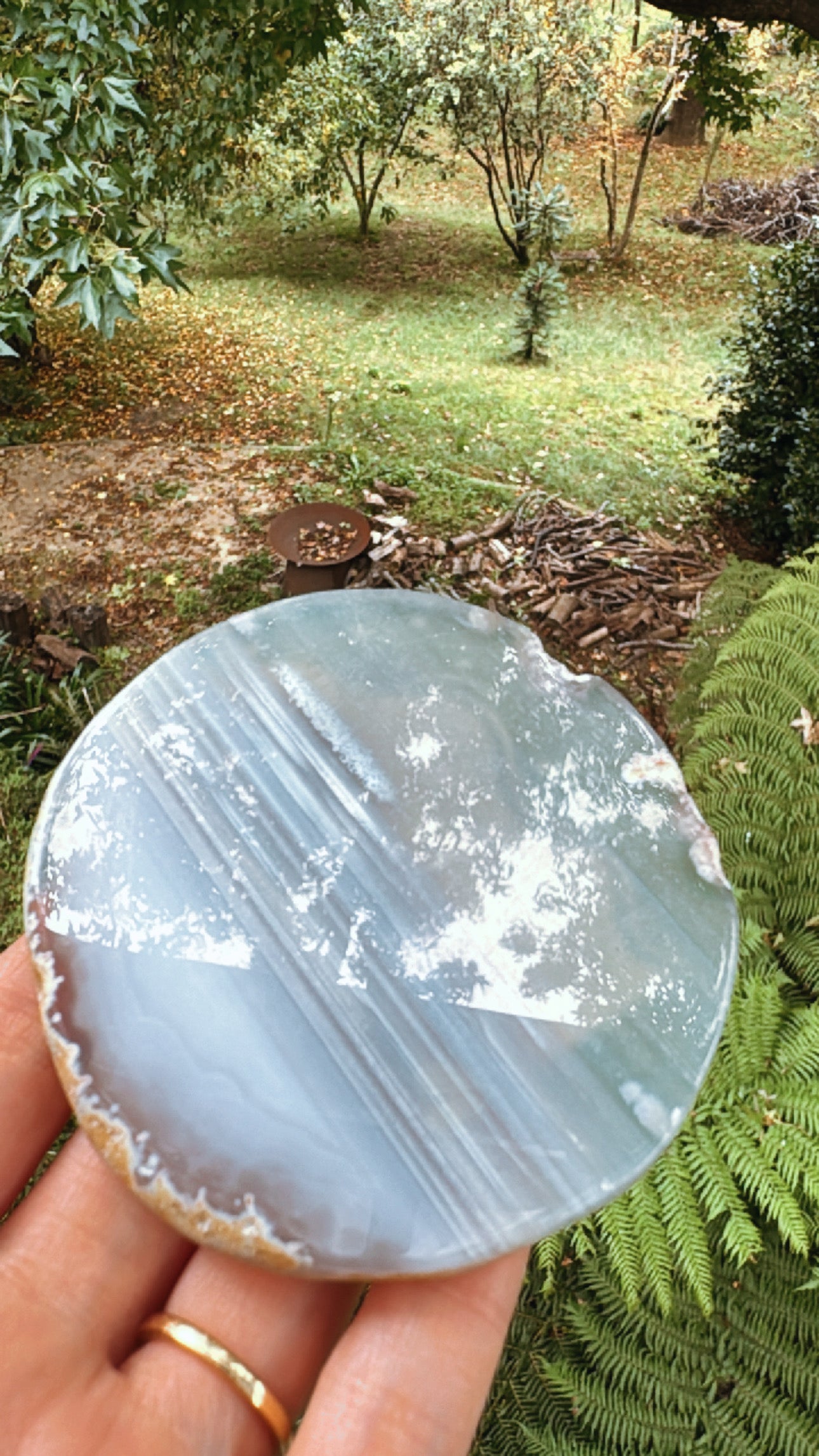 Goddess Agate Slice