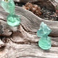 Green Fluorite Tinkerbell Disney Carving
