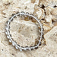Clear Quartz Round Bead Bracelet