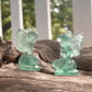 Green Fluorite Tinkerbell Disney Carving
