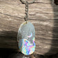 Goddess Agate Slice Keychains