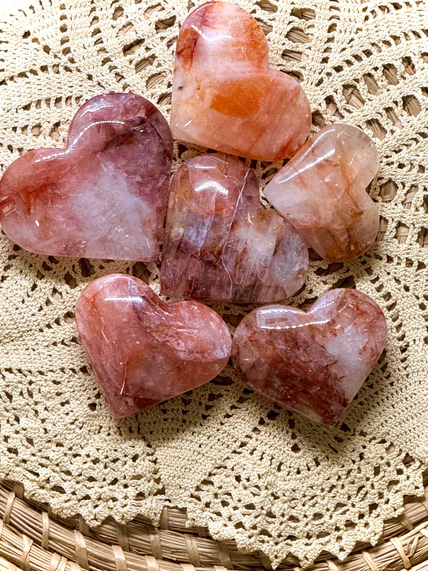 Fire Quartz Heart