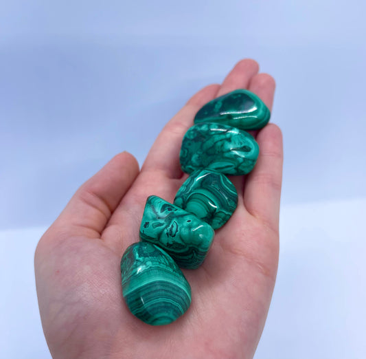AAA Grade Malachite Tumbles