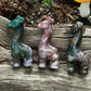 Ocean Jasper Giraffe Carvings