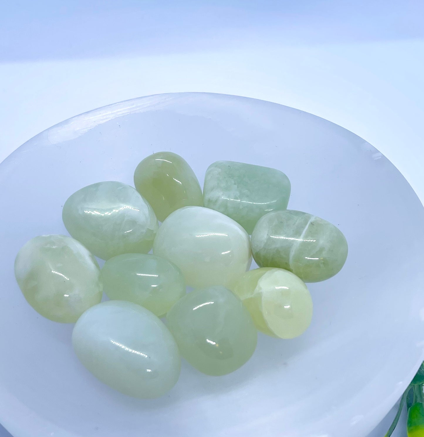 Green Jade Tumbles