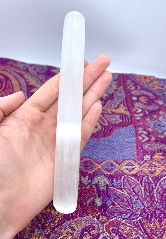 Selenite Rounded Charging Wands