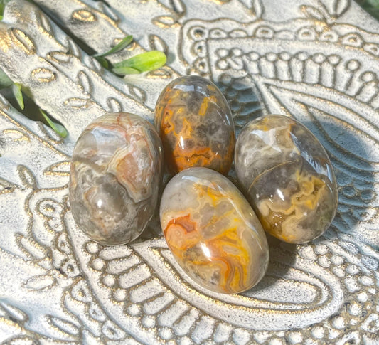 Crazy Lace Agate Tumbles