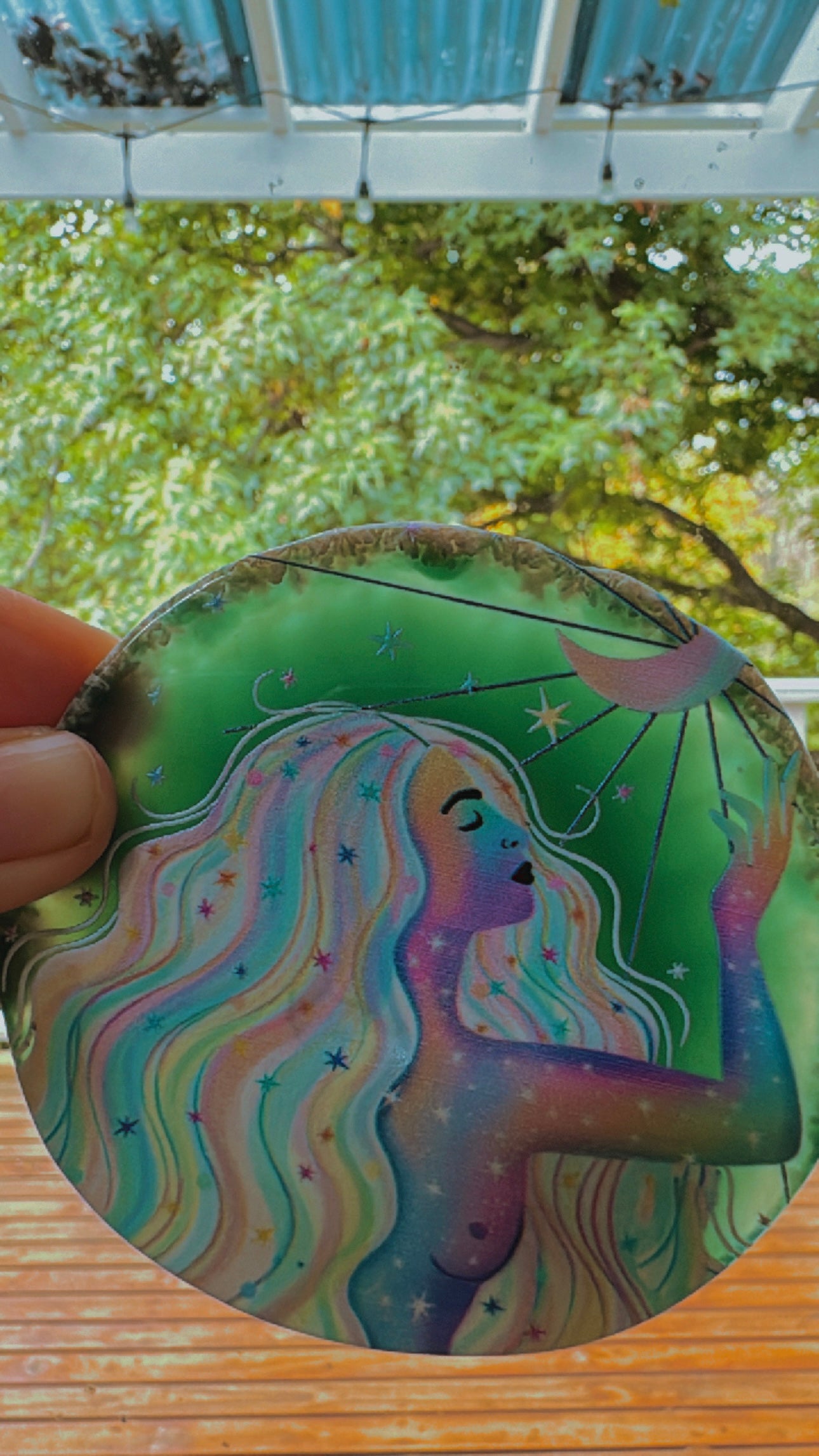 Goddess Agate Slice