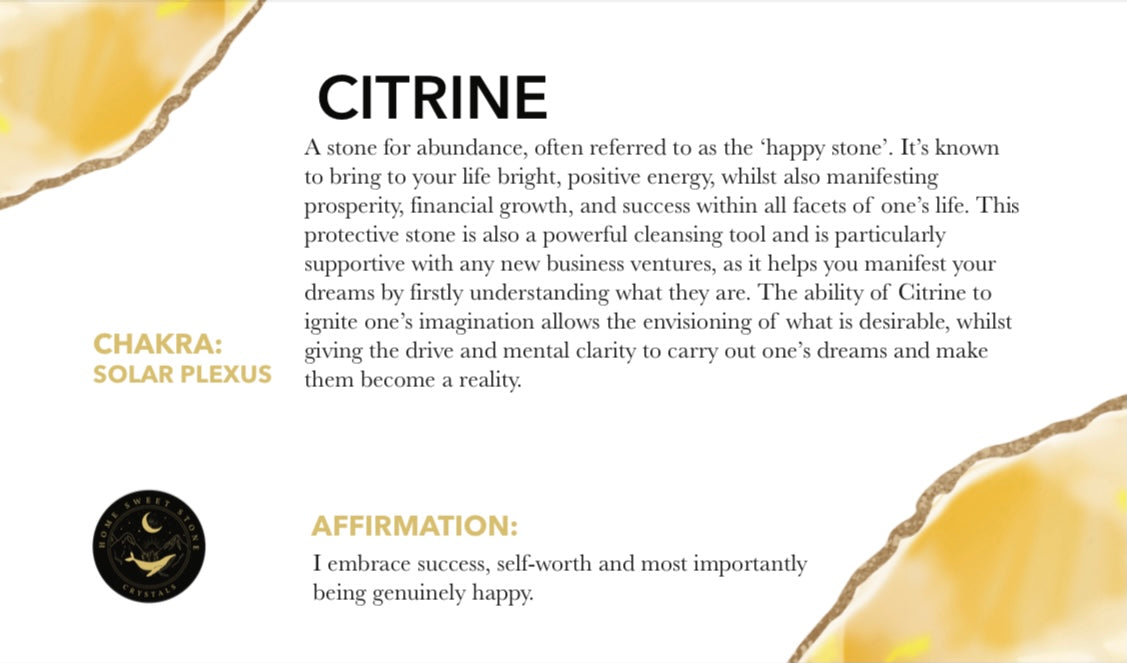 Citrine Tumbles