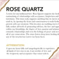 Rose Quartz Round Bead Bracelet