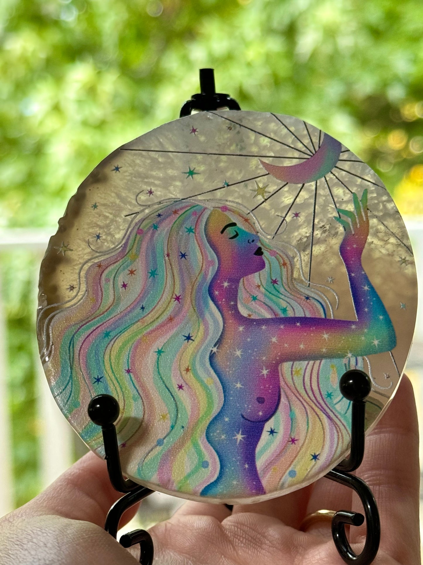 Goddess Agate Slice