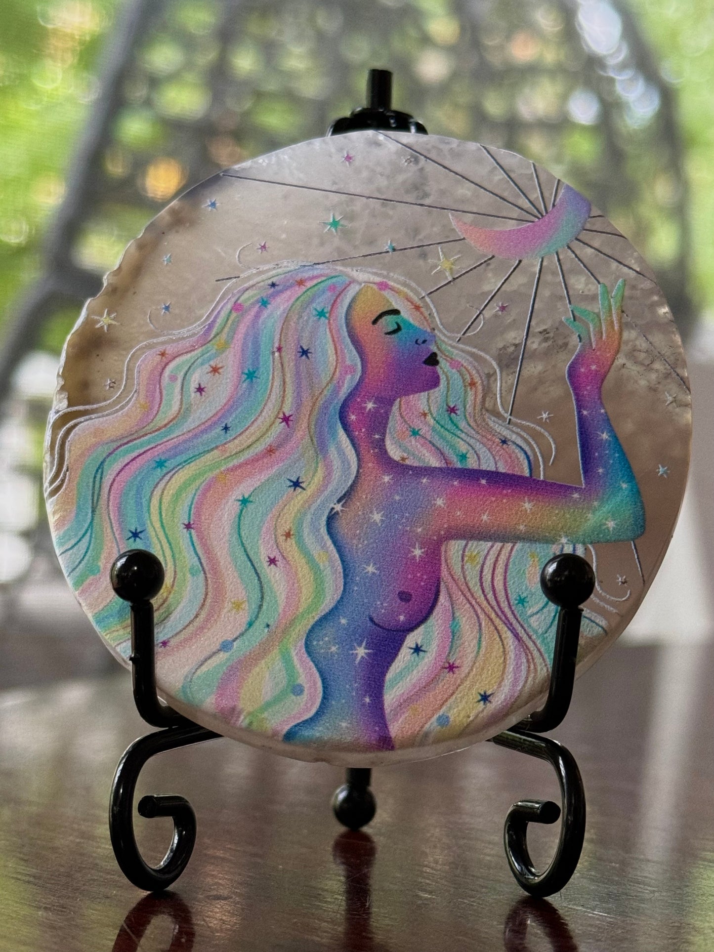 Goddess Agate Slice