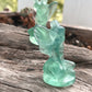 Green Fluorite Tinkerbell Disney Carving