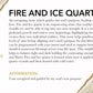 Fire and Ice Quartz Tumbles