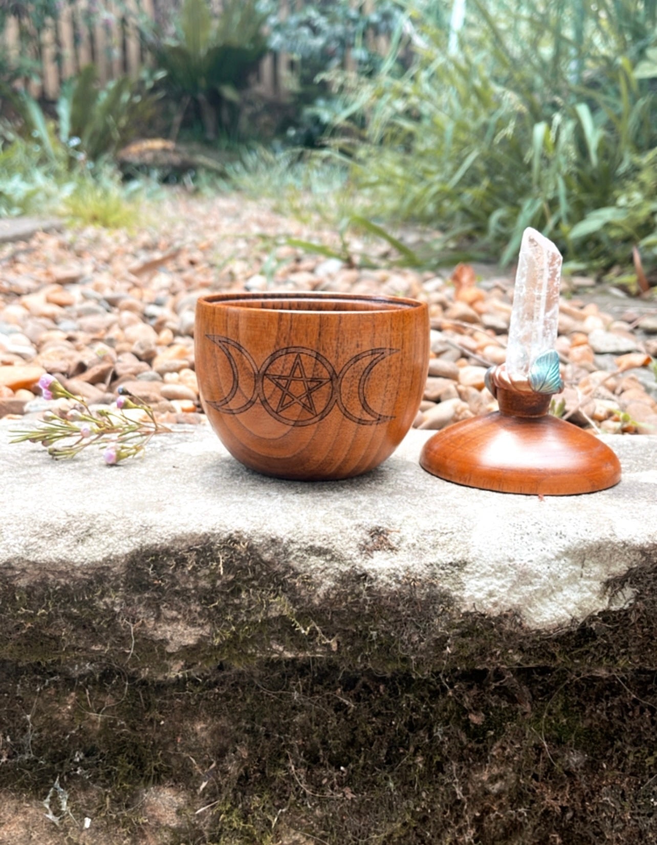 Wooden Sacred Keeper/ Jewellery Box