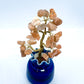 Peach Moonstone Money Tree with Rainbow Lattice Sunstone