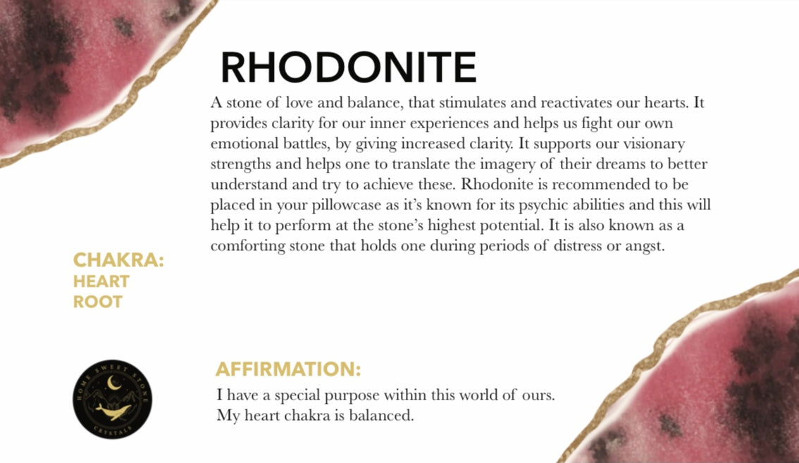 Rhodonite Tumbles