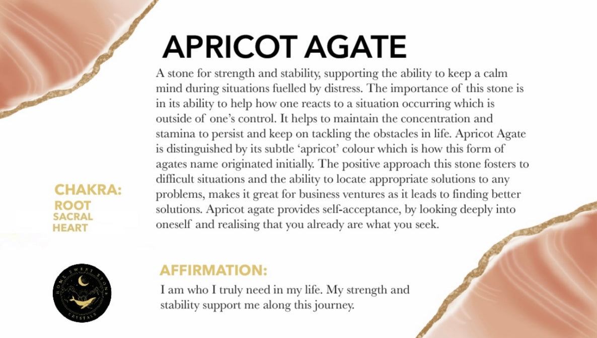 Apricot Agate Tumbles
