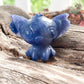 Blue Aventurine Stitch Disney Carving