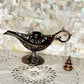 Bronze Aladdin Magic Genie Lamp Incense Burners
