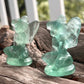 Green Fluorite Tinkerbell Disney Carving