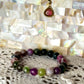 S925 18K Gold Plated Watermelon Tourmaline Pendant with Round Bead Crystal Bracelet - High Quality Jewellery Set
