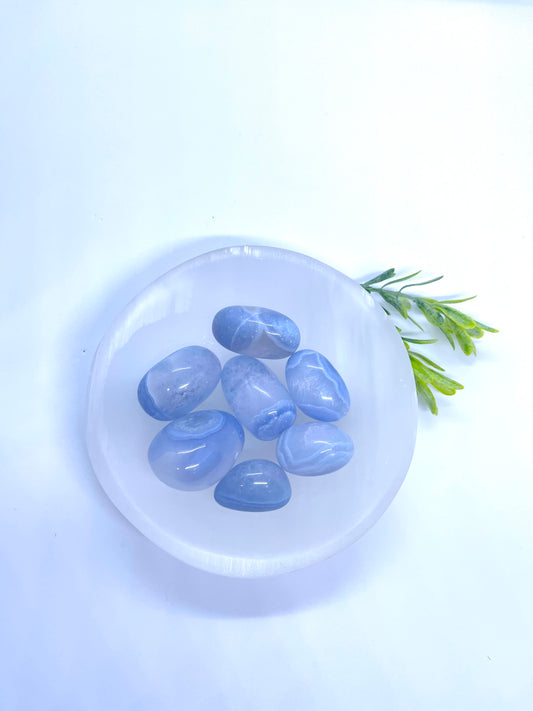 Blue Lace Agate Tumbles