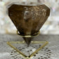 Large Smoky Quartz Diamond on Stand