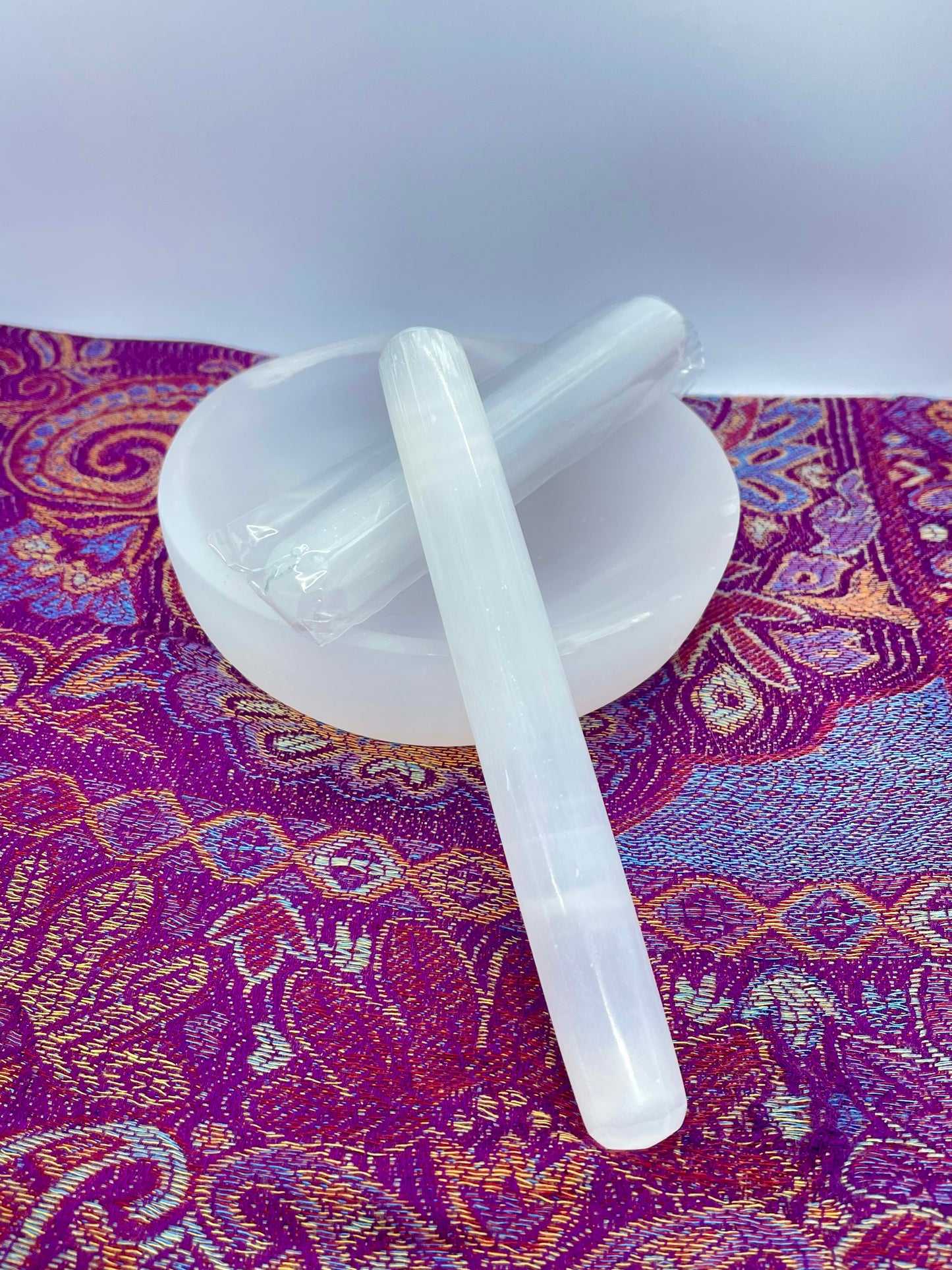 Selenite Rounded Charging Wands