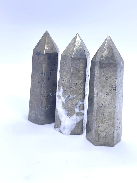 Chalco-pyrite Polished Generator Point