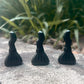 Mini Black Obsidian Witches Broomstick