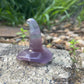Pastel Purple and Green Fluorite Witch Hat