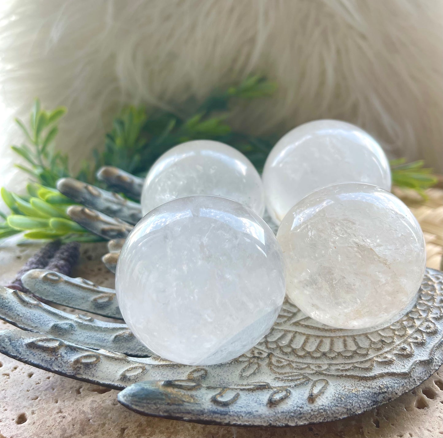 Clear Quartz Spheres