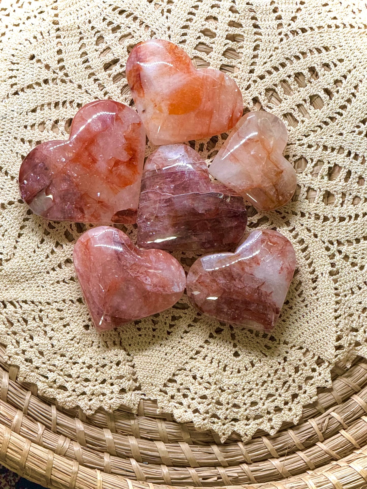 Fire Quartz Heart