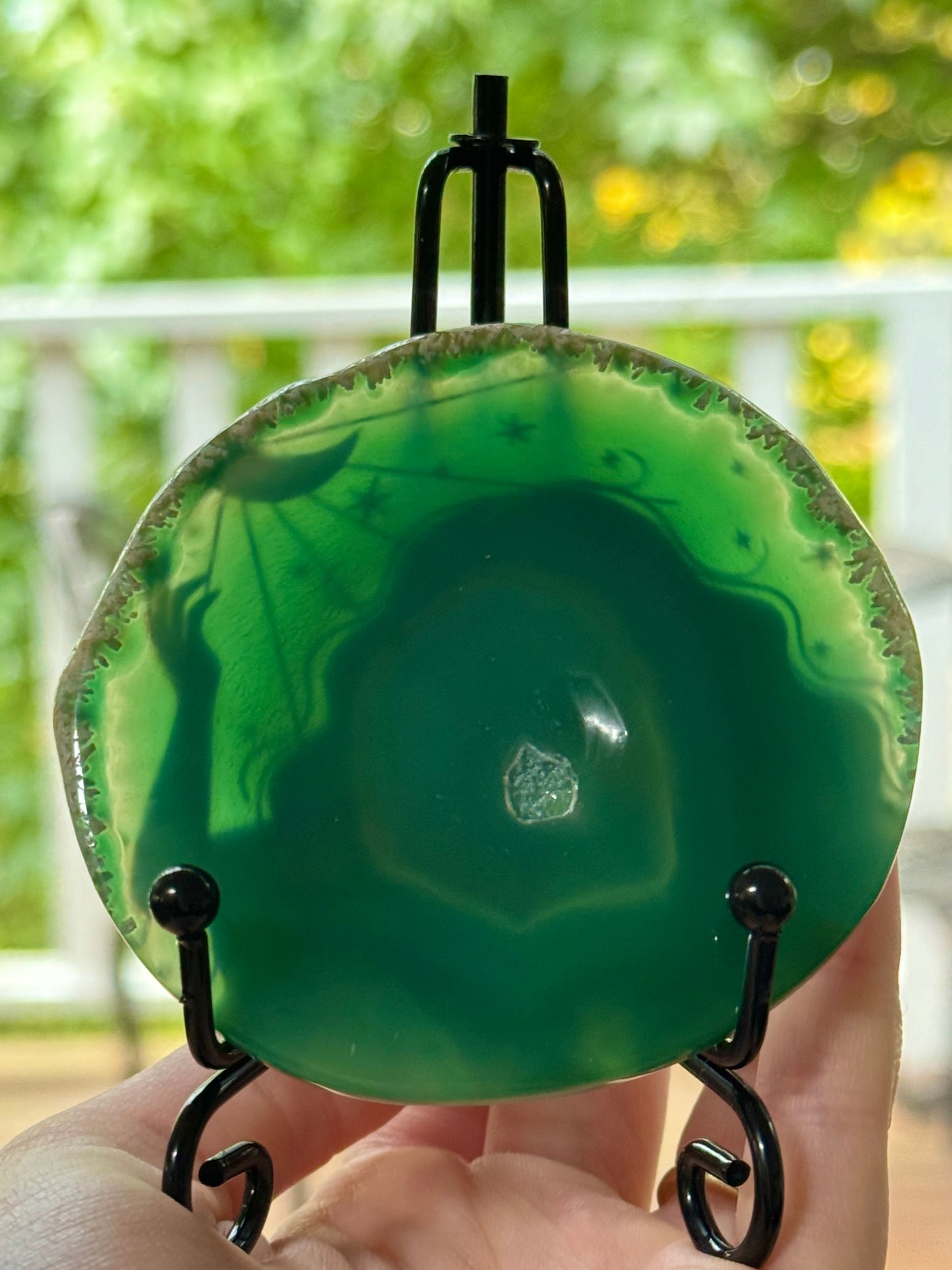 Goddess Agate Slice