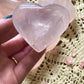 Rose Quartz Gemmy Heart