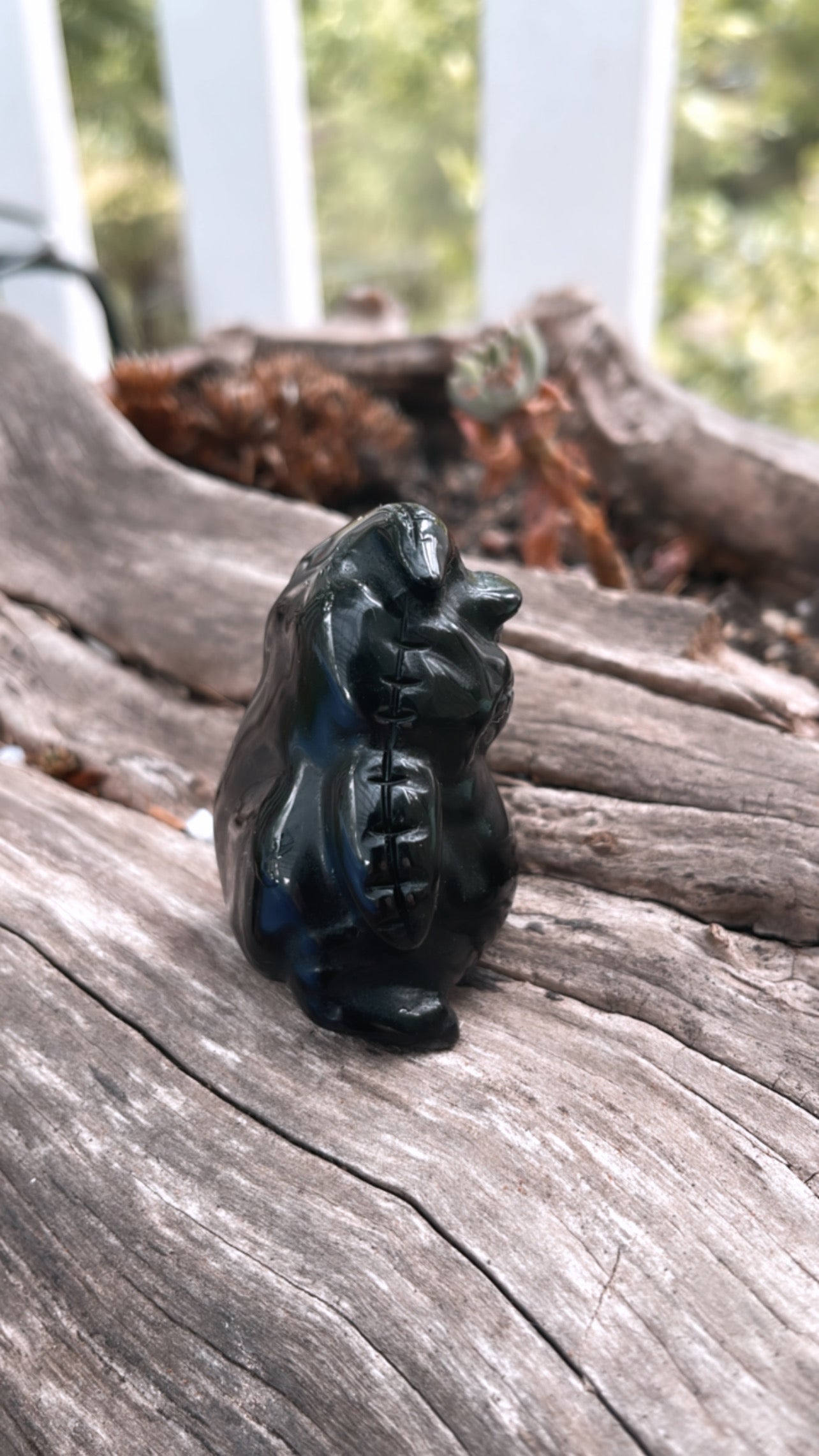 Oogie Boogie Obsidian Disney Carving