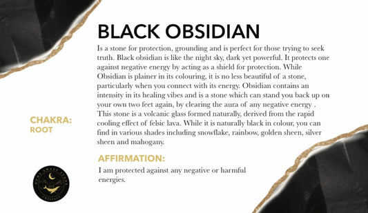 Black Obsidian Tumbles