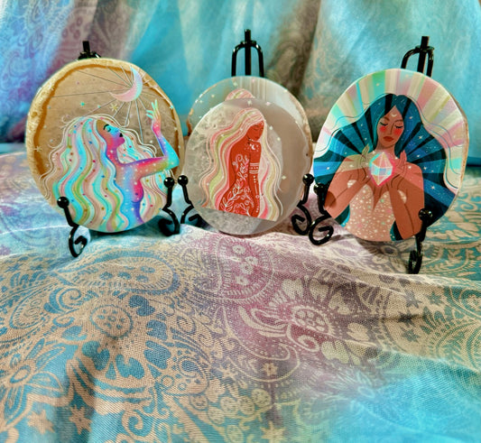 Goddess Agate Slice