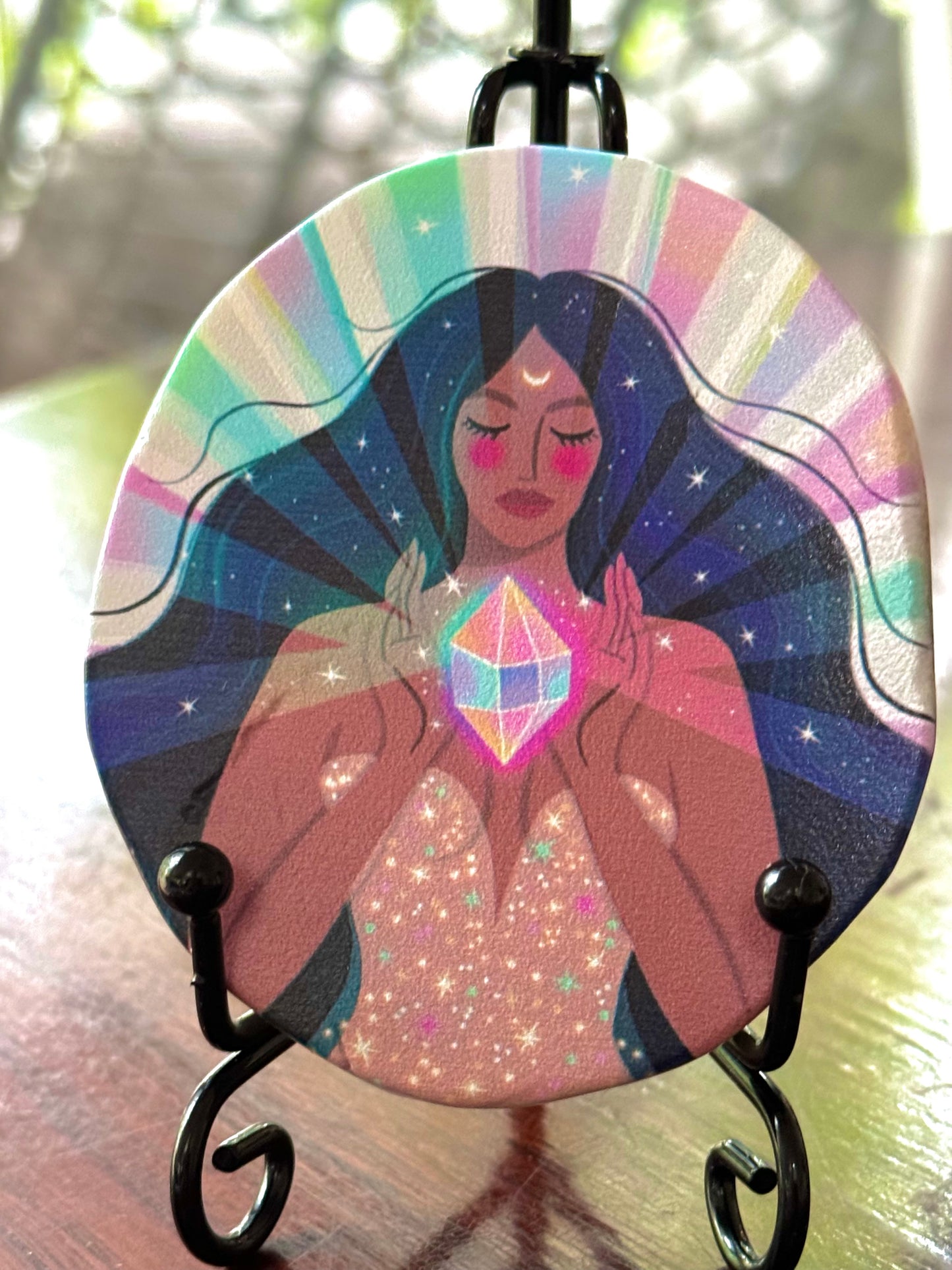 Goddess Agate Slice