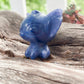 Blue Aventurine Stitch Disney Carving