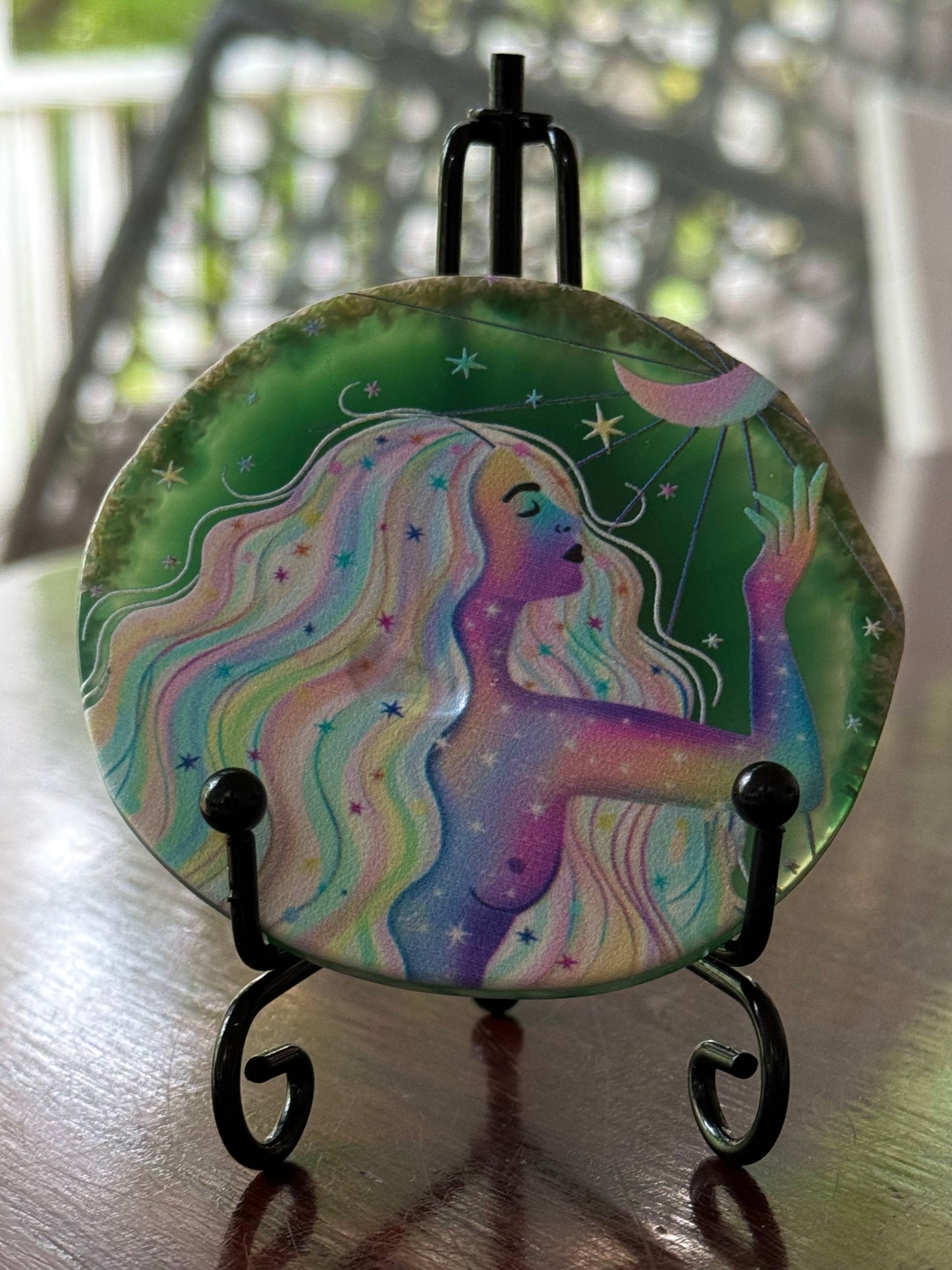 Goddess Agate Slice