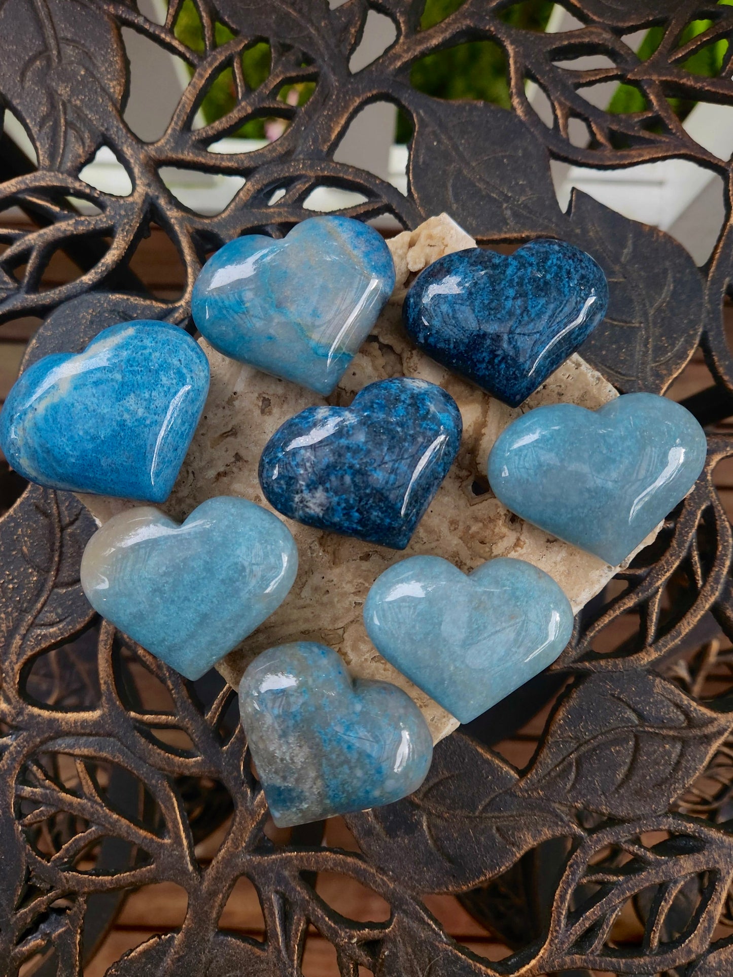 Trolleite Heart Carvings