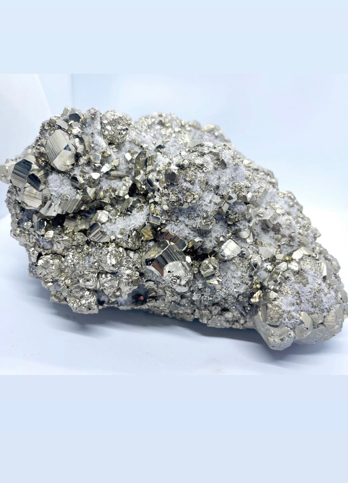 High-Grade 15KG Peruvian Pyrite Cluster Statement Piece