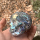 Druzy Aura Sphalerite Skulls
