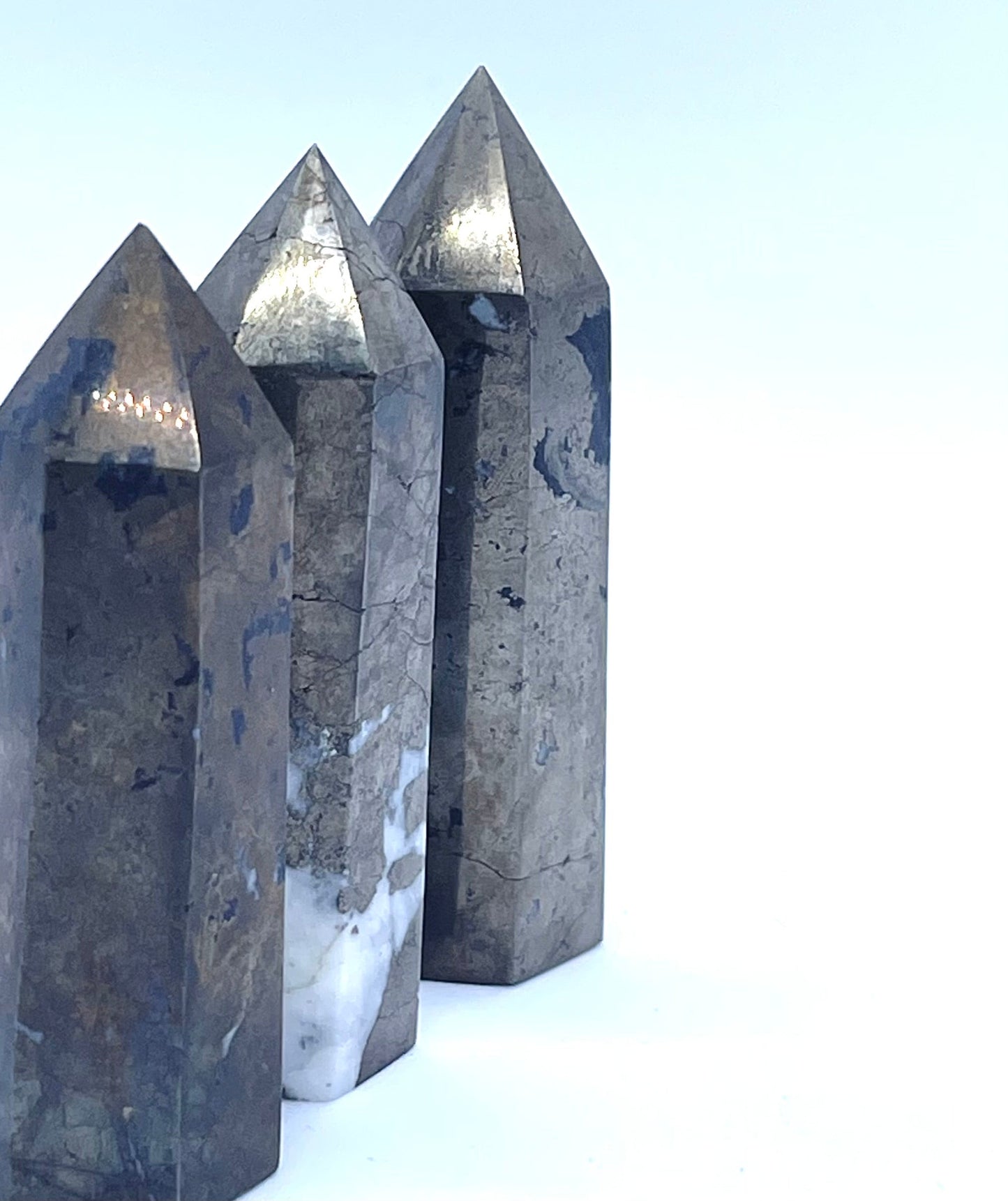 Chalco-pyrite Polished Generator Point
