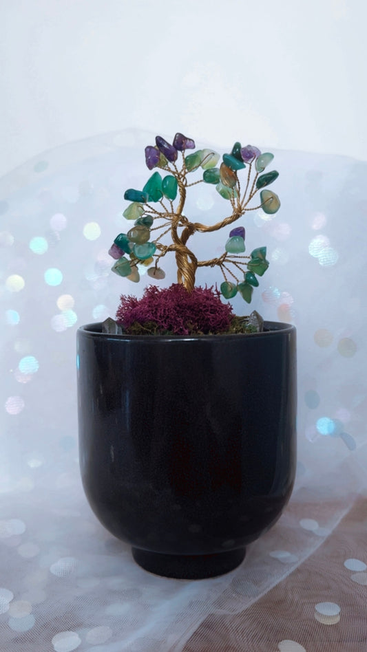 Enchanted Fluorite Crystal Chip Tree