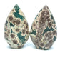 Sakura Jasper/ Rhyolite Green Flower Jasper Flame